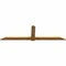 Ekena Millwork Eugene Rough Sawn Timber Gable Bracket, Western Red Cedar, 108"W x 31 1/2"H x 2"D x 6"F, 7/12 Pitch GBW108X31X0206EUG00RWR - alternate 4